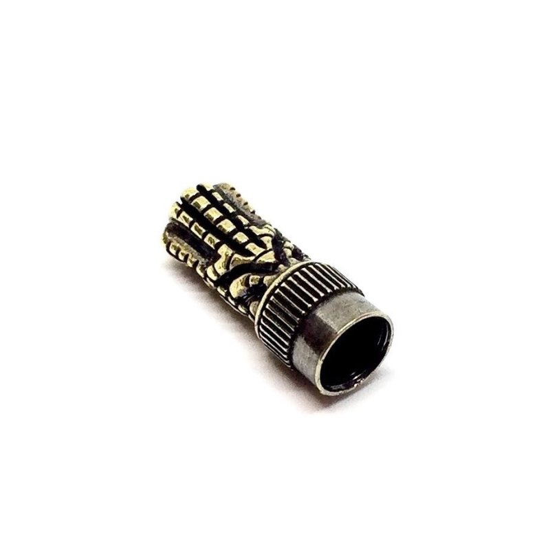 画像2: HATCHET Metal Work Studio | HBC-2-B "TIKI" ValveCap  (2)