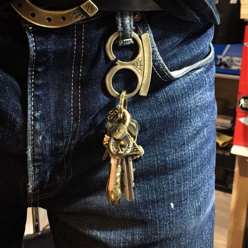 画像2: HATCHET Metal Work Studio (ハチェットメタルワークスタジオ) HH-5-B "Knuckle Duster" Key Hook 