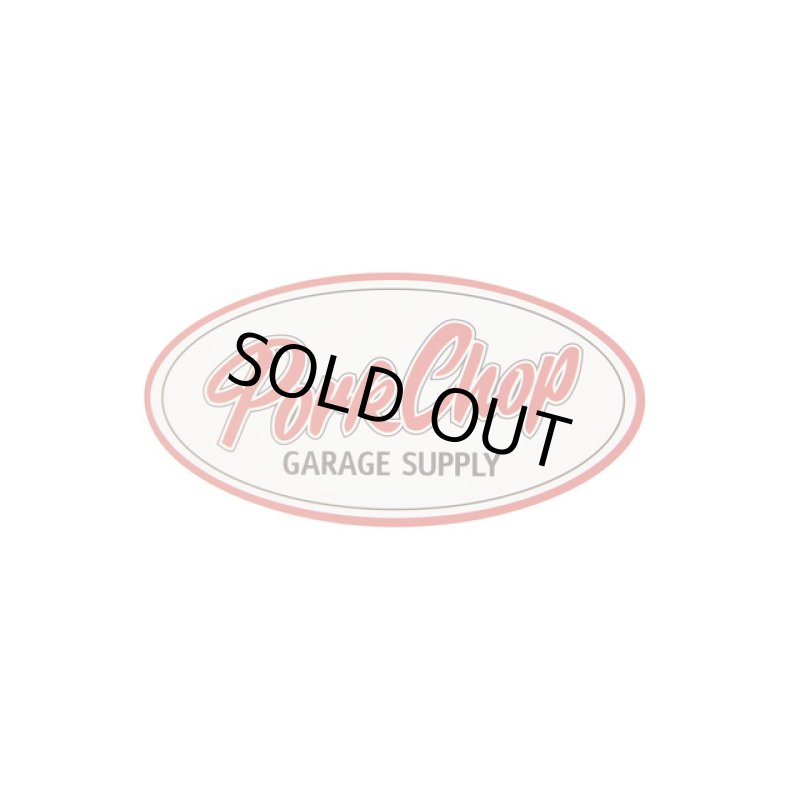 画像1: PORKCHOP GARAGE SUPPLY (ポークチョップガレージサプライ) PORKCHOP OVAL STICKER / SMALL  (1)