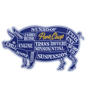 画像1: PORKCHOP GARAGE SUPPLY (ポークチョップガレージサプライ) PORK STICKER 