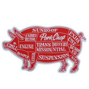 画像1: PORKCHOP GARAGE SUPPLY (ポークチョップガレージサプライ) PORK STICKER 