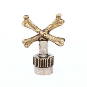 画像3: UNCROWD (アンクラウド) VALVE CAP -cross bone- UC-903 