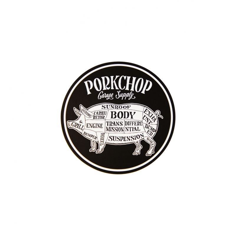 画像1: PORKCHOP GARAGE SUPPLY | PORKCHOP CIRCLE STICKER  (1)