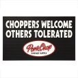 画像1: PORKCHOP GARAGE SUPPLY (ポークチョップガレージサプライ) WELCOME RUBBER MAT "CHOPPERS"  (1)