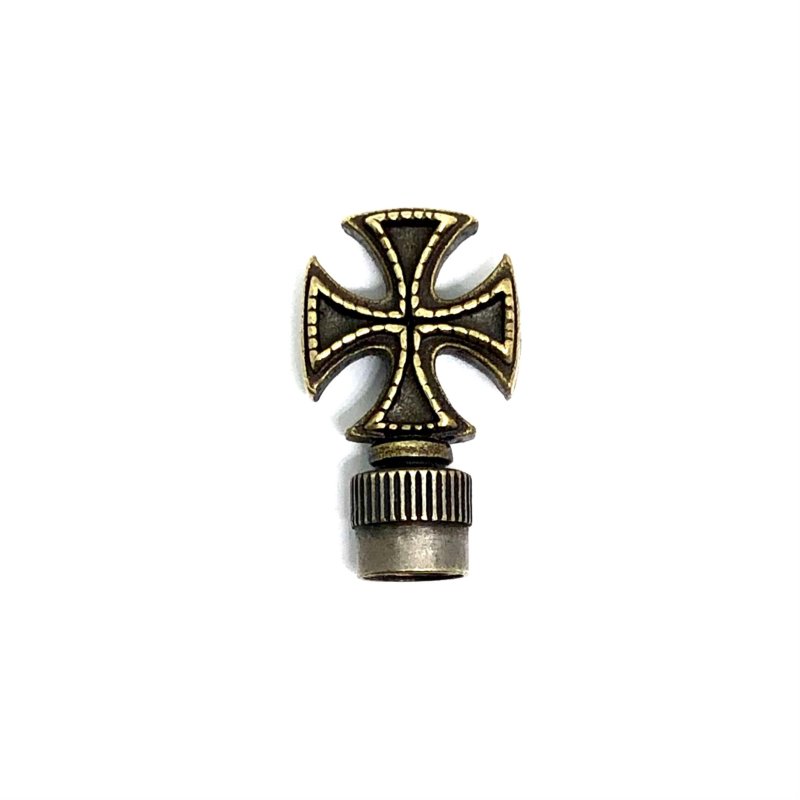 画像1: HATCHET Metal Work Studio | HBC-11-B "IRON CROSS" ValveCap  (1)