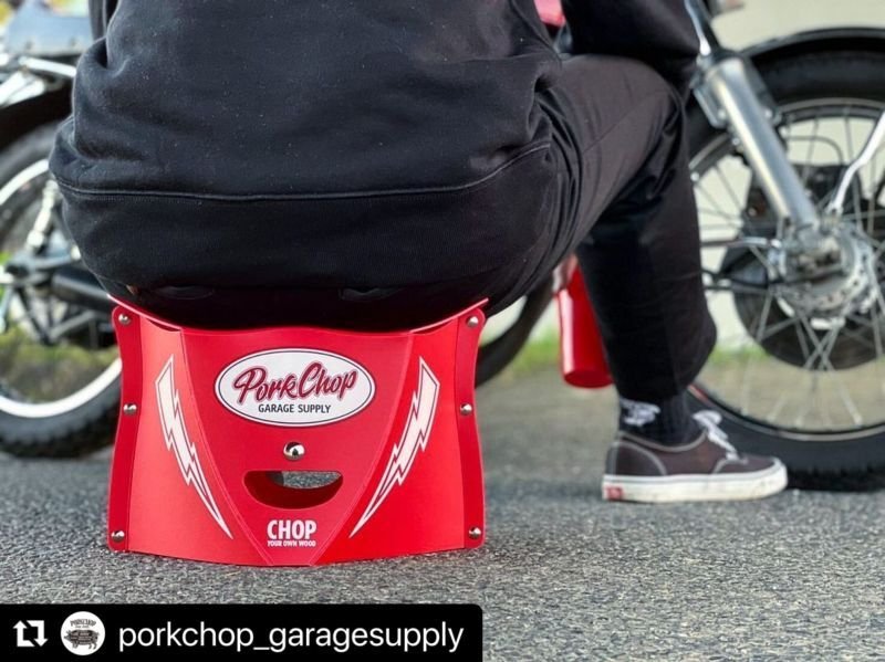 画像1: PORKCHOP GARAGE SUPPLY | FOLDING STOOL