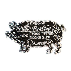 画像1: PORKCHOP GARAGE SUPPLY | HOLOGRAM PORK STICKER 