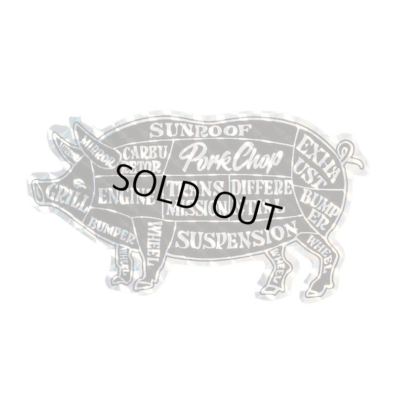 画像1: PORKCHOP GARAGE SUPPLY | HOLOGRAM PORK STICKER  (1)