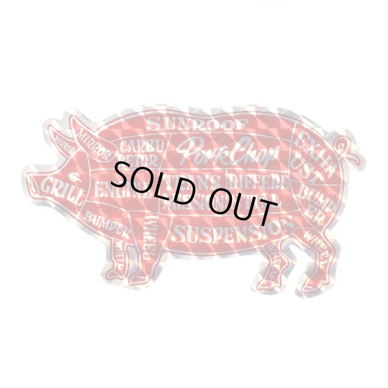 画像1: PORKCHOP GARAGE SUPPLY | HOLOGRAM PORK STICKER  (1)