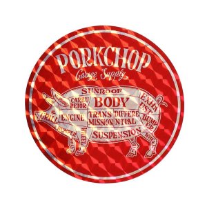 画像1: PORKCHOP GARAGE SUPPLY | HOLOGRAM CIRCLE STICKER 