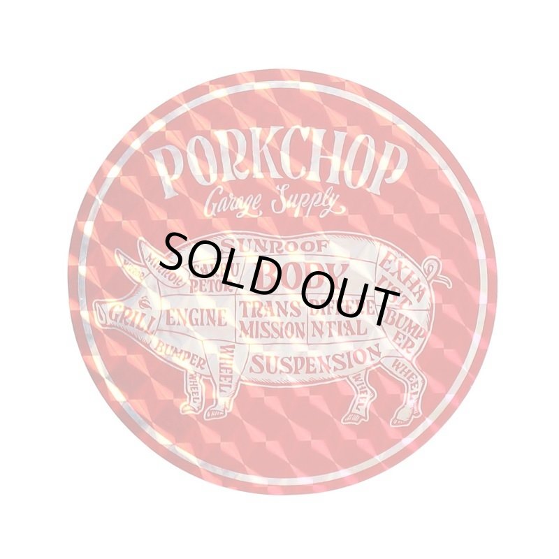 画像1: PORKCHOP GARAGE SUPPLY | HOLOGRAM CIRCLE STICKER  (1)