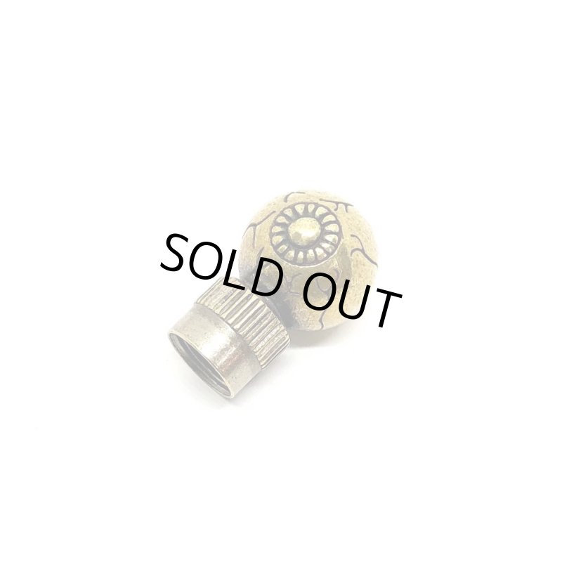 画像3: HATCHET Metal Work Studio (ハチェットメタルワークスタジオ) HBC-8-B "EYE BALL" ValveCap  (3)