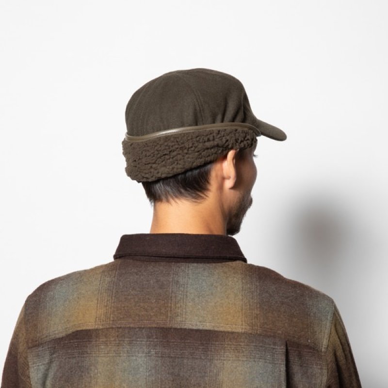 画像7: ROARK (ロアーク) | "SAFECAMP" TYPE B2 MELTON CAP -HIGH HEIGHT  (7)