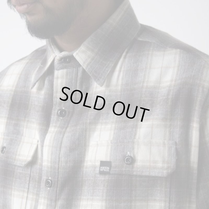 画像4: 【50%OFF】HWZN.MFG.CO. | FLANNEL CLASSIC-SHIRTS  (4)