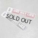 EVILACT (イーヴルアクト)  "ONE WAY LIFE" sticker S 