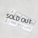 EVILACT (イーヴルアクト)  "ONE WAY LIFE" sticker L 