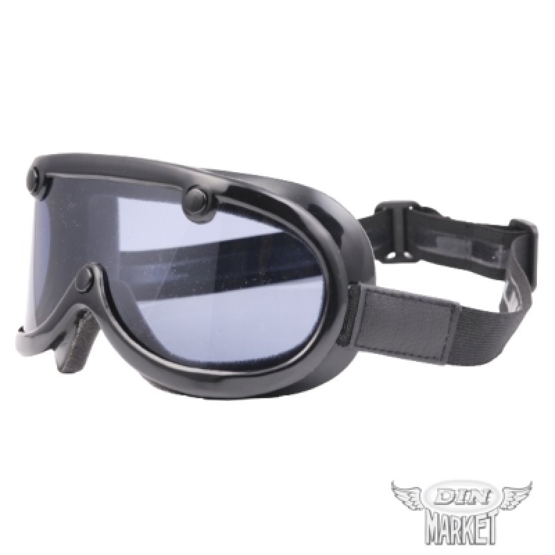 画像1: DIN MARKET | 60's VINTAGE GOGGLE LEATHER 1inch  (1)