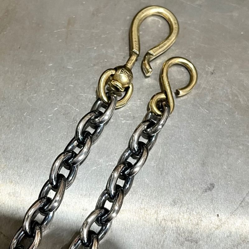 画像2: HATCHET Metal Work Studio | "SilverPlating" WalletChain 3  (2)