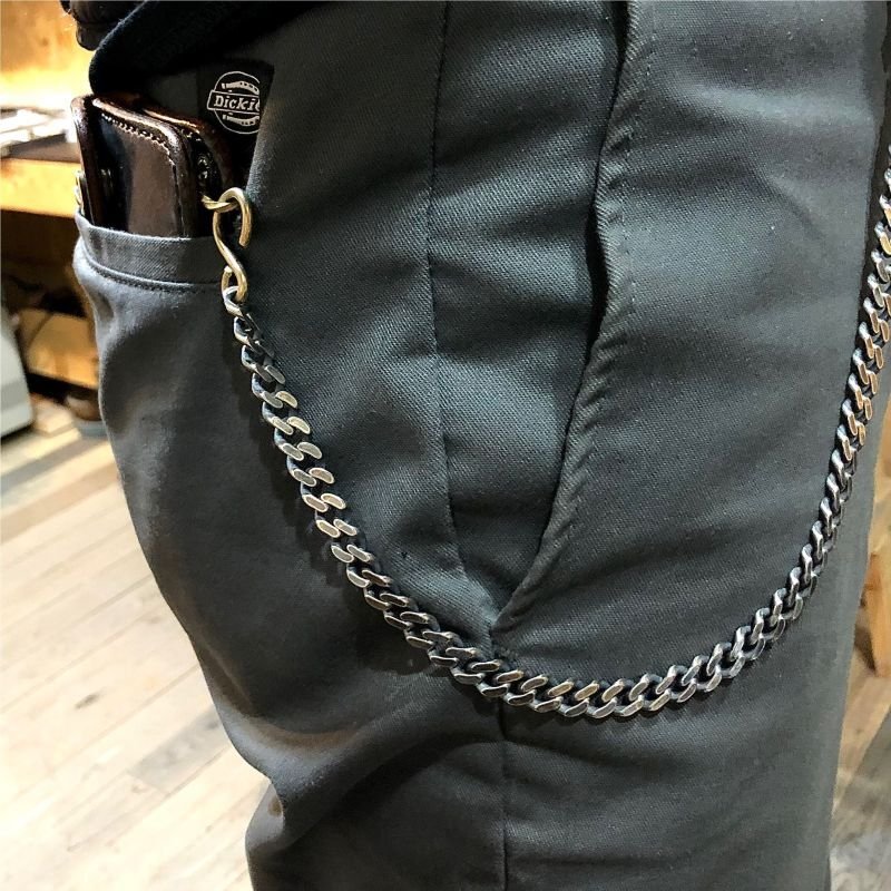 画像6: HATCHET Metal Work Studio | "SilverPlating" WalletChain 2  (6)