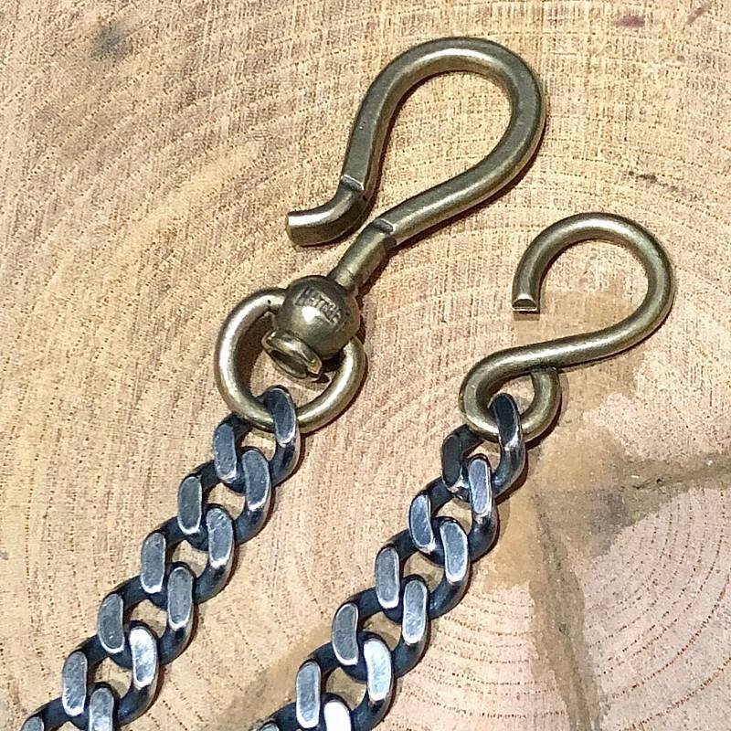 画像2: HATCHET Metal Work Studio | "SilverPlating" WalletChain 2  (2)