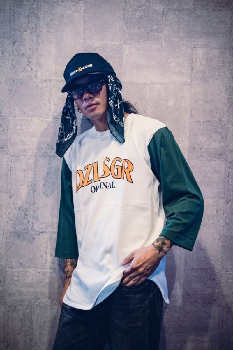 画像2: DAZZLESUGAR (ダズルシュガー) 3/4sleeve baseball tee 