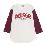 DAZZLESUGAR (ダズルシュガー) 3/4sleeve baseball tee 