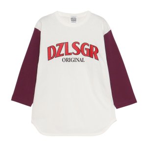 画像1: DAZZLESUGAR (ダズルシュガー) 3/4sleeve baseball tee 