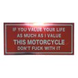 画像1: EVILACT (イーヴルアクト) DON'T... THIS MOTORCYCLE sticker  (1)