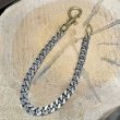 画像1: HATCHET Metal Work Studio | "SilverPlating" WalletChain 5  (1)