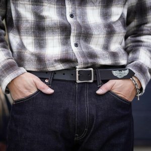 画像5: Hoodlum (フッドラム) | ORIGINAL EMBLEM BELT 30mm 