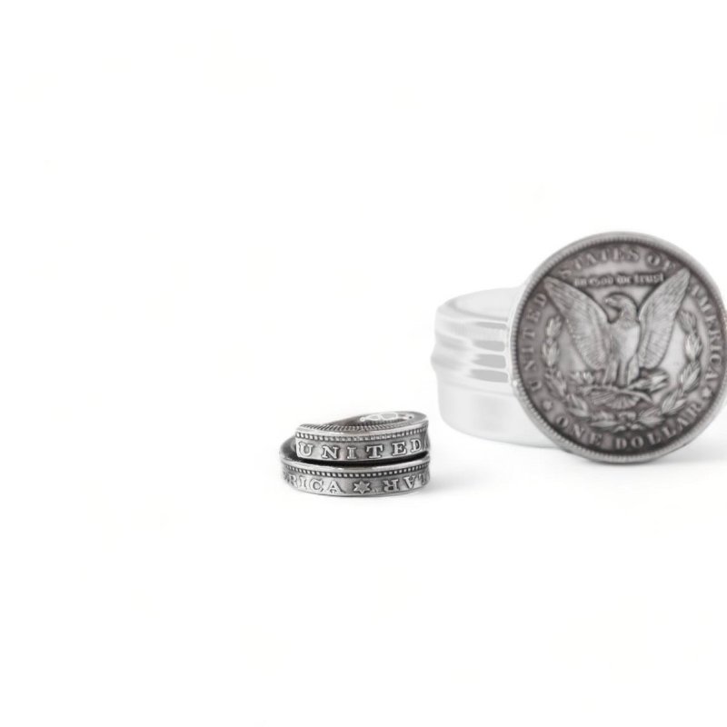 画像1: RAOING (ローイング) | Morgan Dollar Spiral Ring  (1)