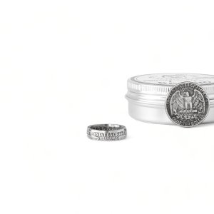 画像1: RAOING (ローイング) | Quarter Dollar CoinRing【Eagle】 