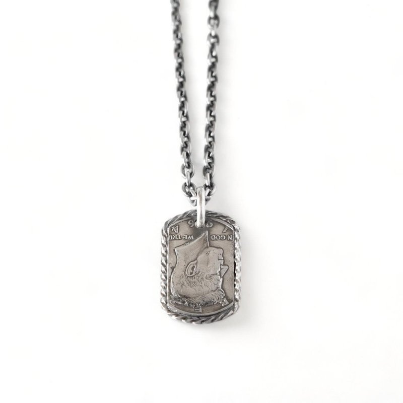 画像2: RAOING (ローイング) | Half Dollar ID Pendant【Eagle】 (2)