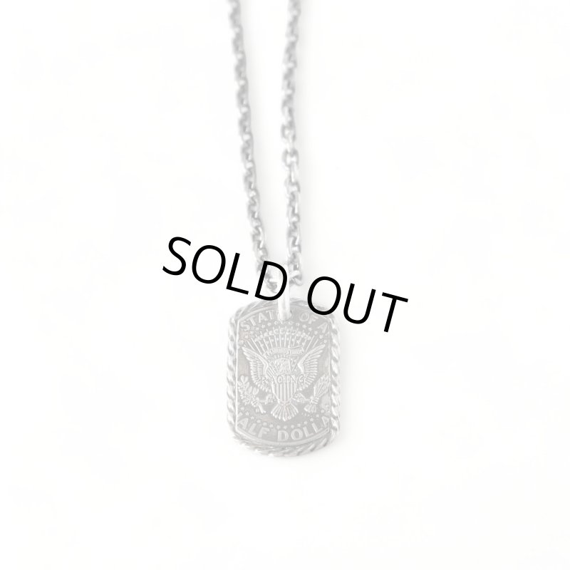 画像1: RAOING (ローイング) | Half Dollar ID Pendant【Eagle】 (1)