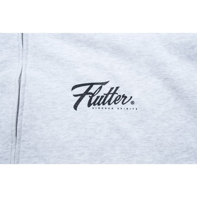画像5: 【30%OFF】FLUTTER (フラッター) | B/S Eagle Graphic Zip Up Hoodie  (5)