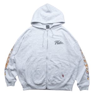 画像1: FLUTTER (フラッター) | B/S Eagle Graphic Zip Up Hoodie 