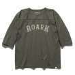 画像1: ROARK (ロアーク) | “MEDIEVAL LOGO” 3/4 SLEEVE TEE  (1)