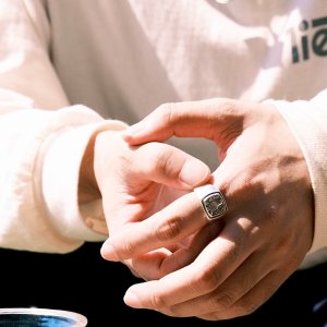 画像7: RAOING (ローイング) | Harf Dollar Signet Ring 