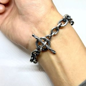 画像6: HATCHET Metal Work Studio (ハチェットメタルワークスタジオ) | HB-17-SP(Silver925Parts) "SilverPlating" Bracelet 