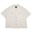 画像1: FLUTTER (フラッター) | T/C Open Collar S/S Work Shirts  (1)