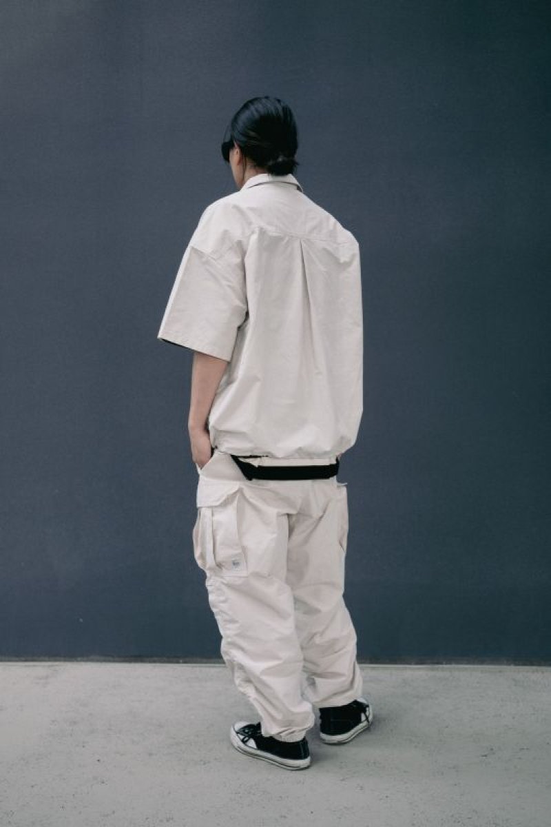 画像3: FLUTTER (フラッター) | T/C Open Collar S/S Work Shirts 