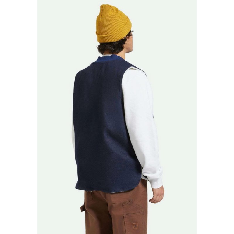 画像6: 【30%OFF】BRIXTON (ブリクストン) | Brixton Builders Abraham Reversible Vest  (6)