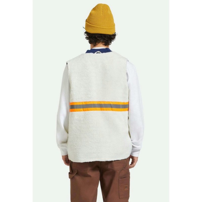画像4: 【30%OFF】BRIXTON (ブリクストン) | Brixton Builders Abraham Reversible Vest  (4)