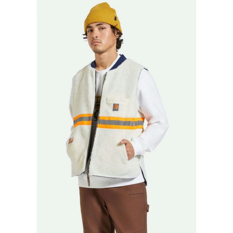 画像3: 【30%OFF】BRIXTON (ブリクストン) | Brixton Builders Abraham Reversible Vest  (3)