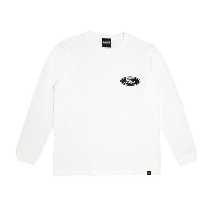 画像1: BLACK FLYS (ブラックフライ) | FURY OVAL WAPPEN L/S TEE  (1)