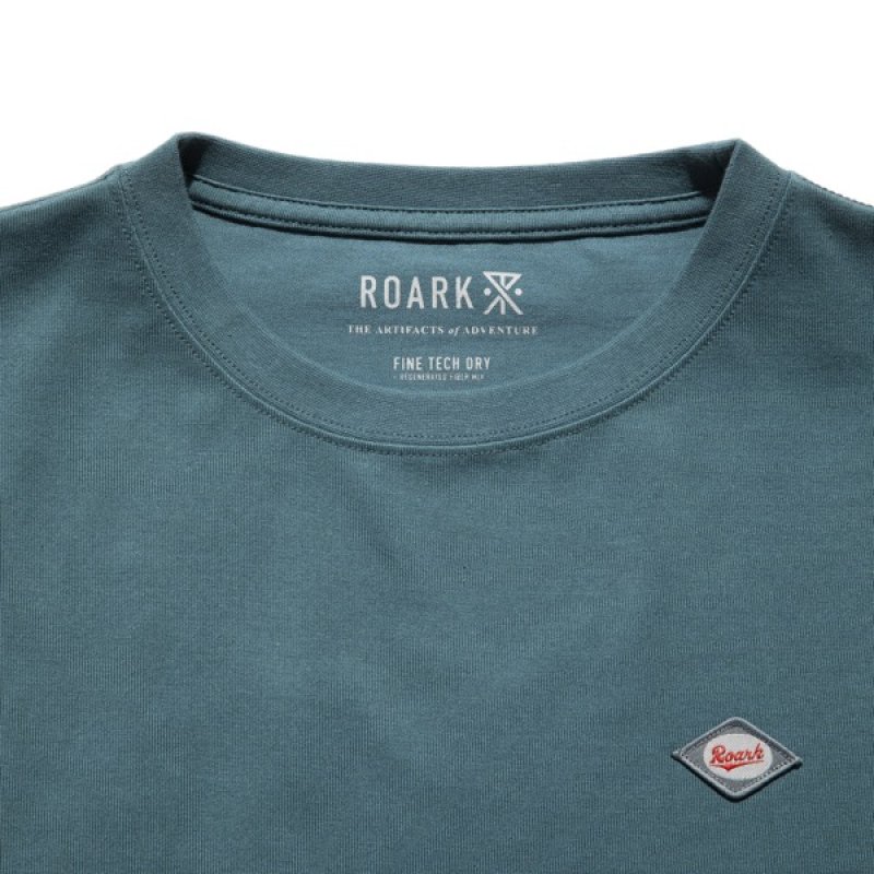 画像3: ROARK (ロアーク) | "DIAMOND SCRIPT" FINE TECH DRY TEE  (3)