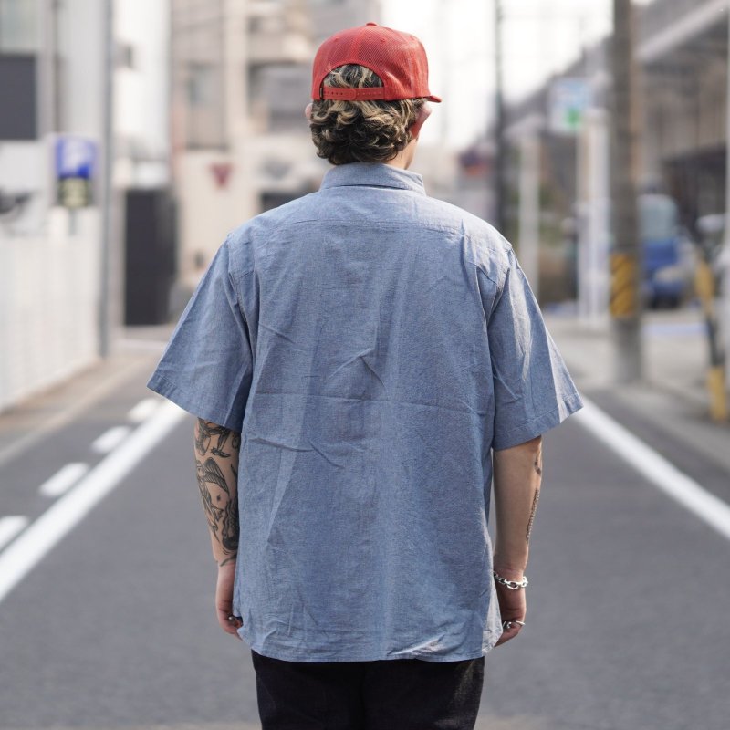 画像2: BLUCO (ブルコ) | CHAMBRAY WORK SHIRT S/S  (2)
