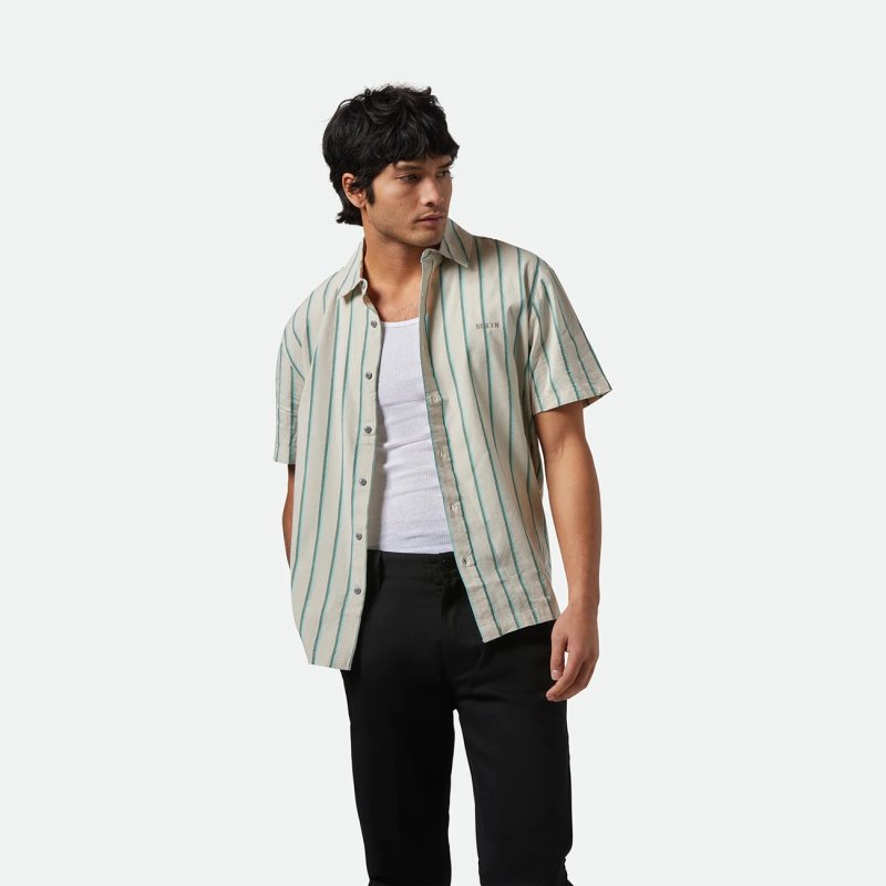 画像4: BRIXTON (ブリクストン) | CRU STRIPE S/S WVN  (4)
