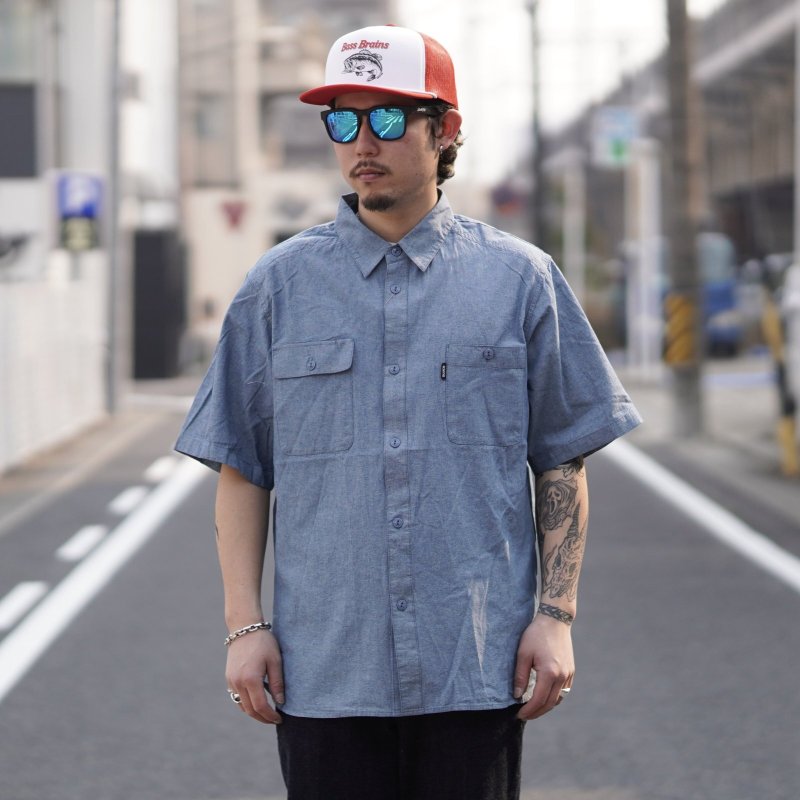 画像1: BLUCO (ブルコ) | CHAMBRAY WORK SHIRT S/S  (1)