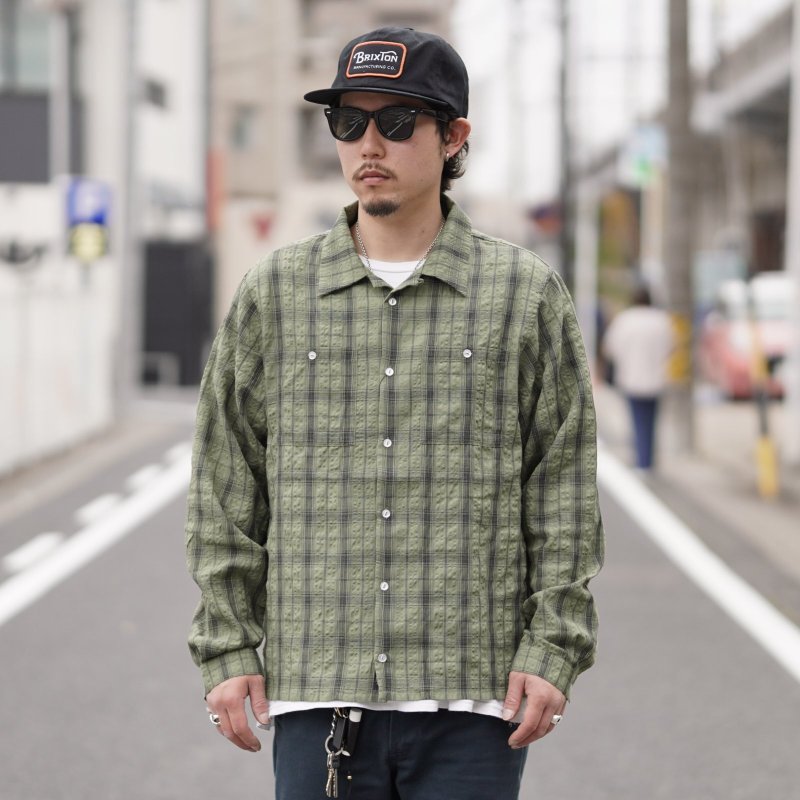 画像1: Vin&Age | LIGHT FABRIC SHIRT  (1)